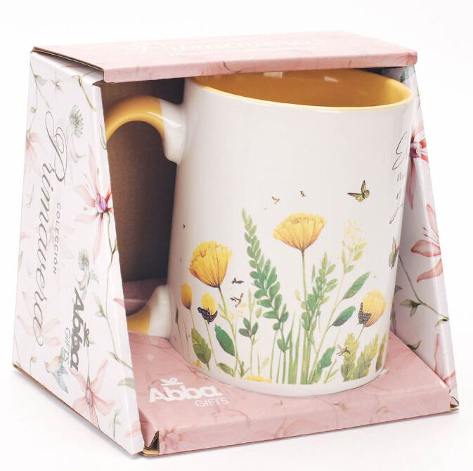 Taza Primavera Floral: El Señor es mi fuerza