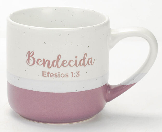 Taza Acuarela: Bendecida. 