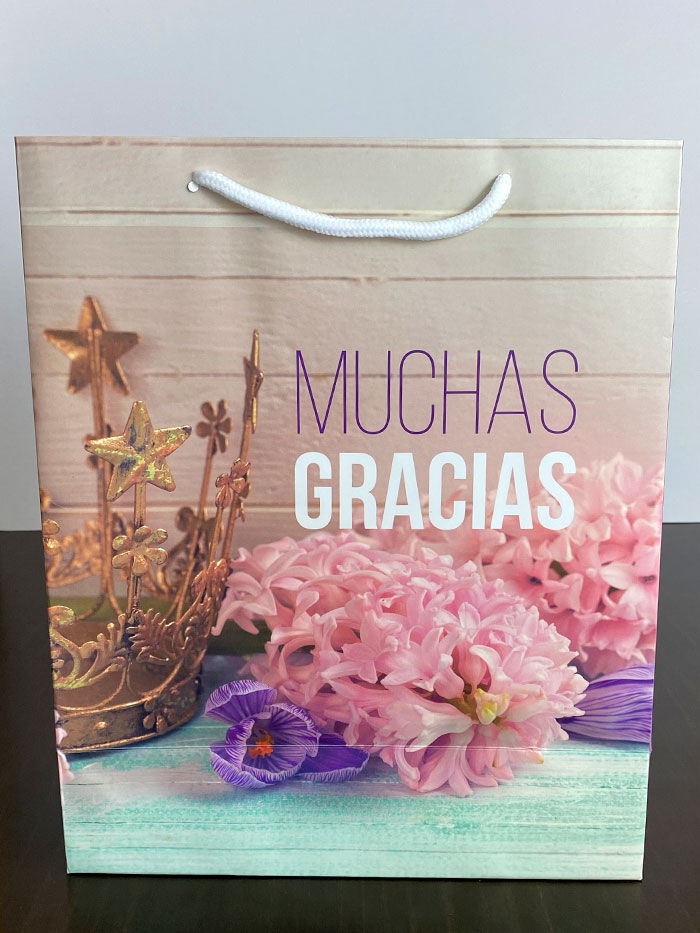 Bolsa de regalo - Muchas gracias - Grande