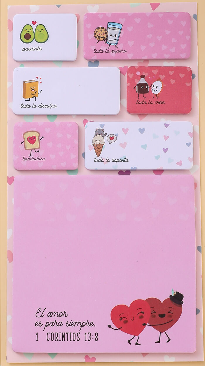 Amor. Pack notas adhesivas