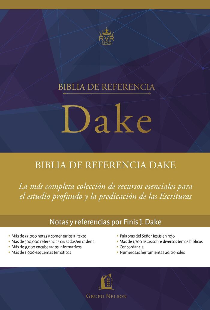 Biblia de estudio Dake RVR60 Tapa dura