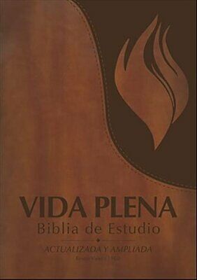 Biblia de Estudio RVR 1960 Vida Plena, Piel Imit., Marron (Actualizada y ampliada)