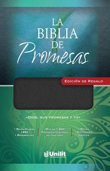 Biblia de promesas RVR60 Edición Regalo i/piel Negro
