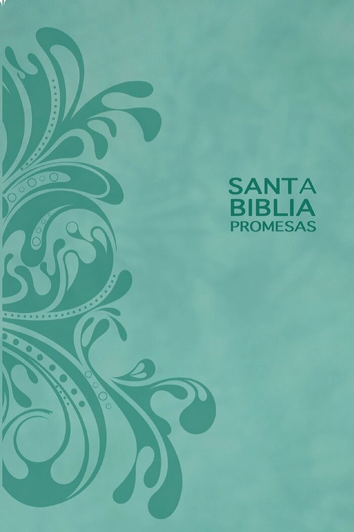 Biblia de promesas NTV Piel Especial Azul Floral