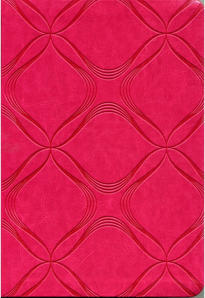 Biblia de promesas RVR60 Letra Gigante i/piel Rosa