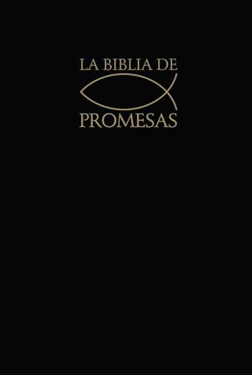 Biblia RVR60 de promesas tapa rústica negra
