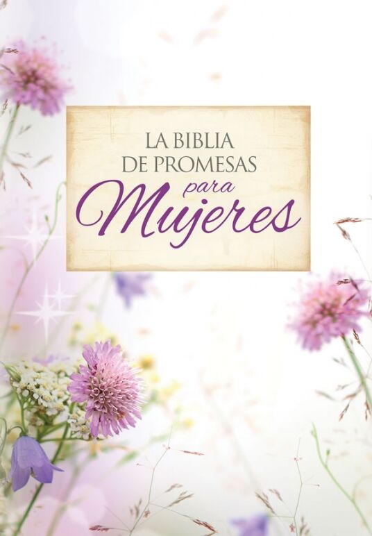 Biblia RVR60 de promesas para mujeres Letra gigante con cierre i/piel floral con índice