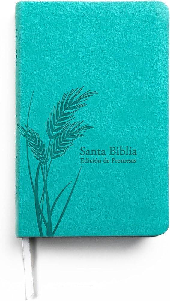 Biblia de Promesas RVR-1960, Letra Grande, Tamaño Manual, Imitación piel, Menta