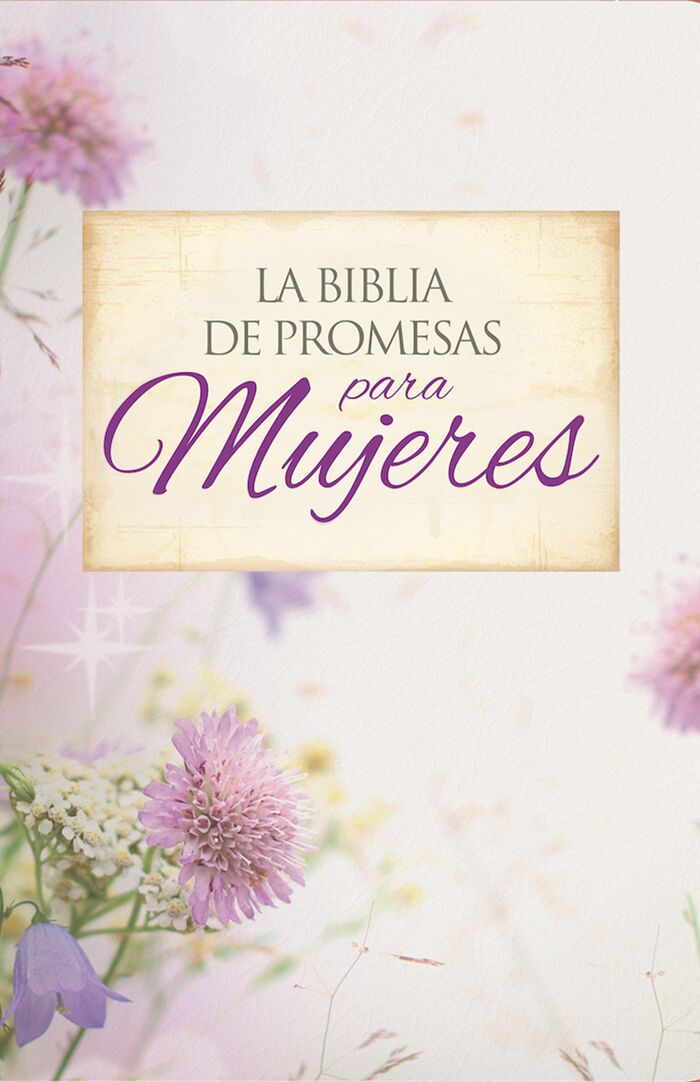 Biblia de promesas para mujeres RVR60 Letra Gigante i/piel Floral con cierre e índice
