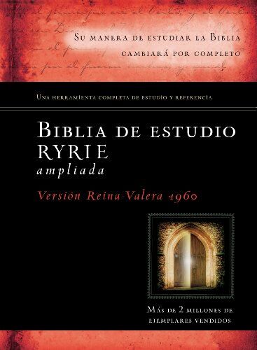 Biblia de estudio Ryrie Ampliada RVR60 Tapa Dura con índice