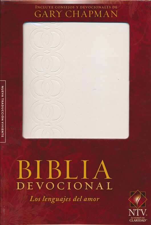 Biblia devocional los lenguajes del amor NTV - duotono blanco (Especial Boda)