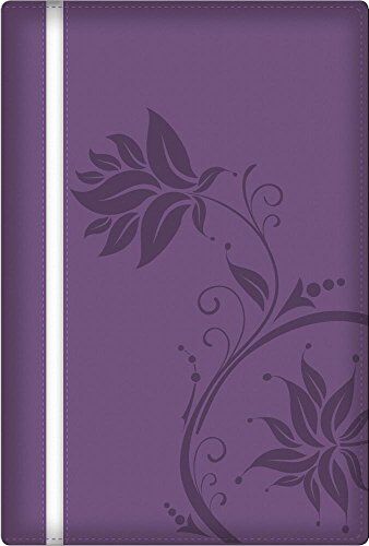 Biblia La mujer conforme al corazón de Dios RVR60 i/piel Morado