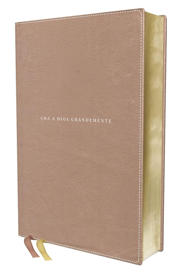 Biblia NBLA, Ama a Dios Grandemente, Imitación piel Rosa