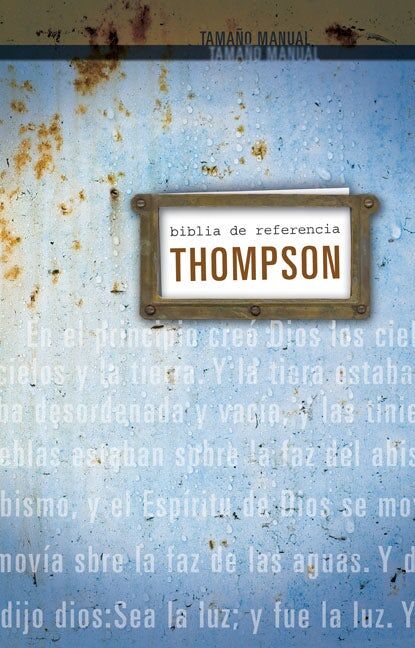 Biblia Thompson RVR60 Tamaño Personal Tapa Dura