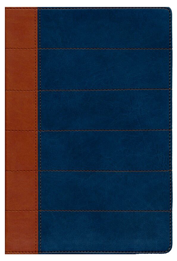 Biblia Thompson RVR60 para estudio biblico Dos Tonos Azul/Marrón