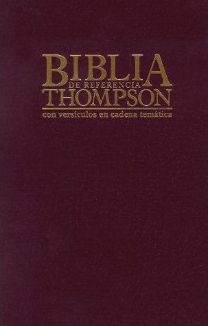 Biblia Thompson RVR60 Referencias Tapa Dura con índice (Nueva Edición)
