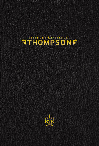 Biblia Thompson RVR60 Referencias i/piel negro