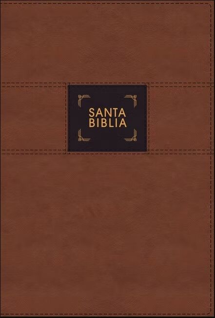 Biblia de estudio NBLA Gracia y verdad i/piel café con índice