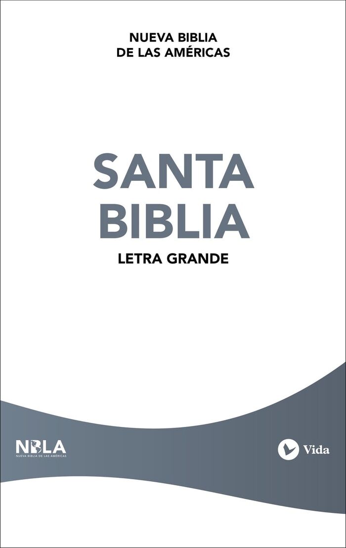 BIBLIA NBLA, EDICIÓN ECONÓMICA, LETRA GRANDE, TAPA RÚSTICA