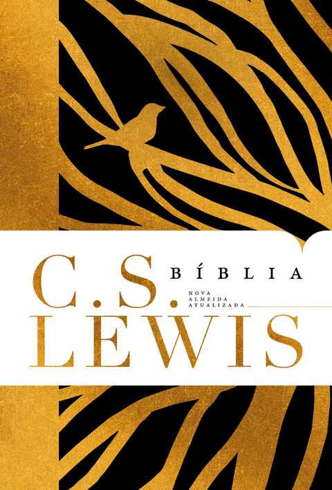 Biblia RVR con reflexiones de C.S.Lewis tapa dura negro/dorado