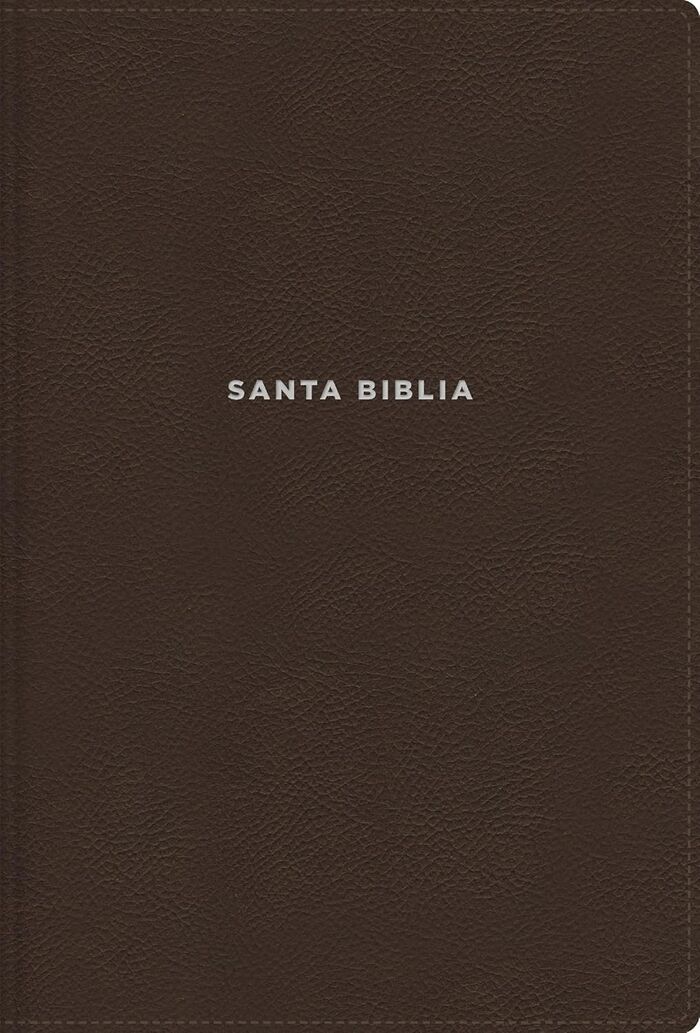 Biblia de Estudio NVI actualizada Revisión 2022, i/piel Café, Letra grande