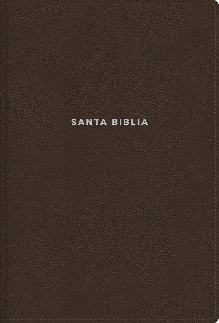 Biblia de Estudio actualizada,NVI Revisión 2022, Leathersoft, Café, Letra grande, Interior a color, índice
