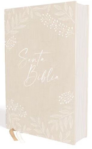 Biblia RVR60 especial bodas tapa dura con tela beige