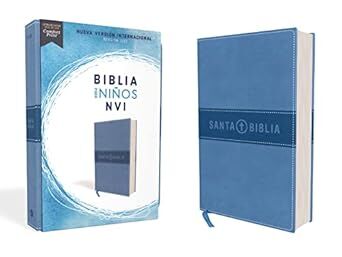 Biblia para Niños NVI 2022 i/piel Azul Celeste