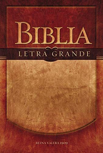 Biblia RVR1909 Letra Grande Tapa Rústica