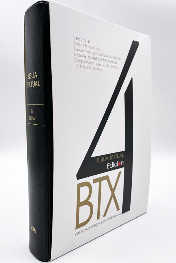 Biblia Textual Tapa Vinilo Negro (4ª edición)