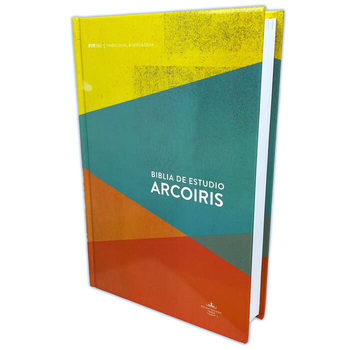 Biblia de estudio Arcoiris RVR60 Tapa dura (Nueva edición)