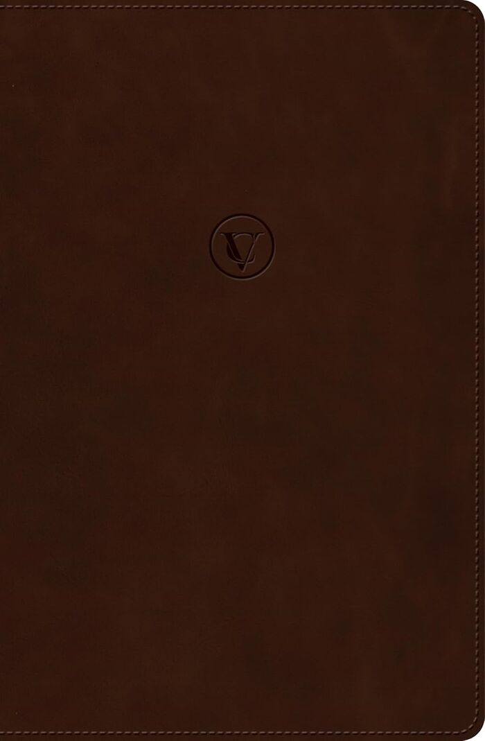 Biblia de estudio de César Vidal RVR60 café símil piel