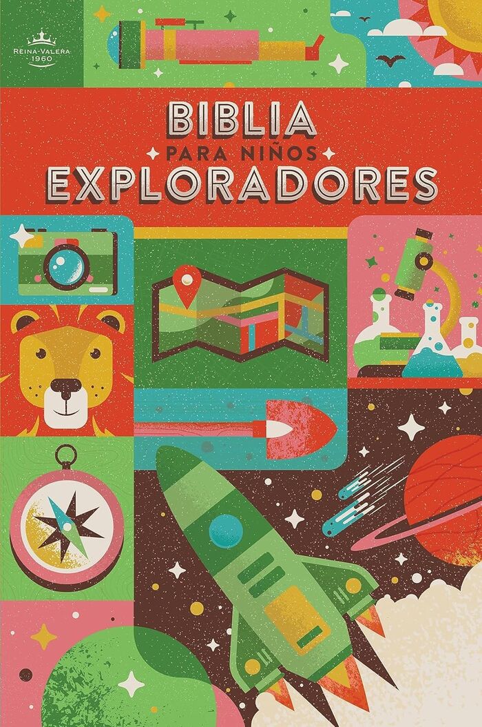 Biblia para niños Reina Valera 1960 exploradores, tapa dura