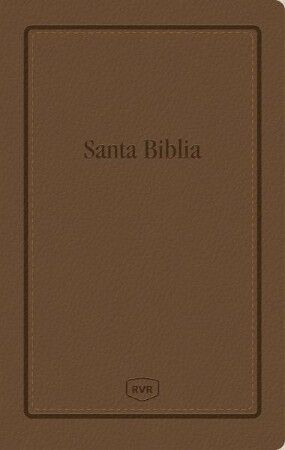 Biblia RVR77 Tamaño manual letra grande i/piel marrón