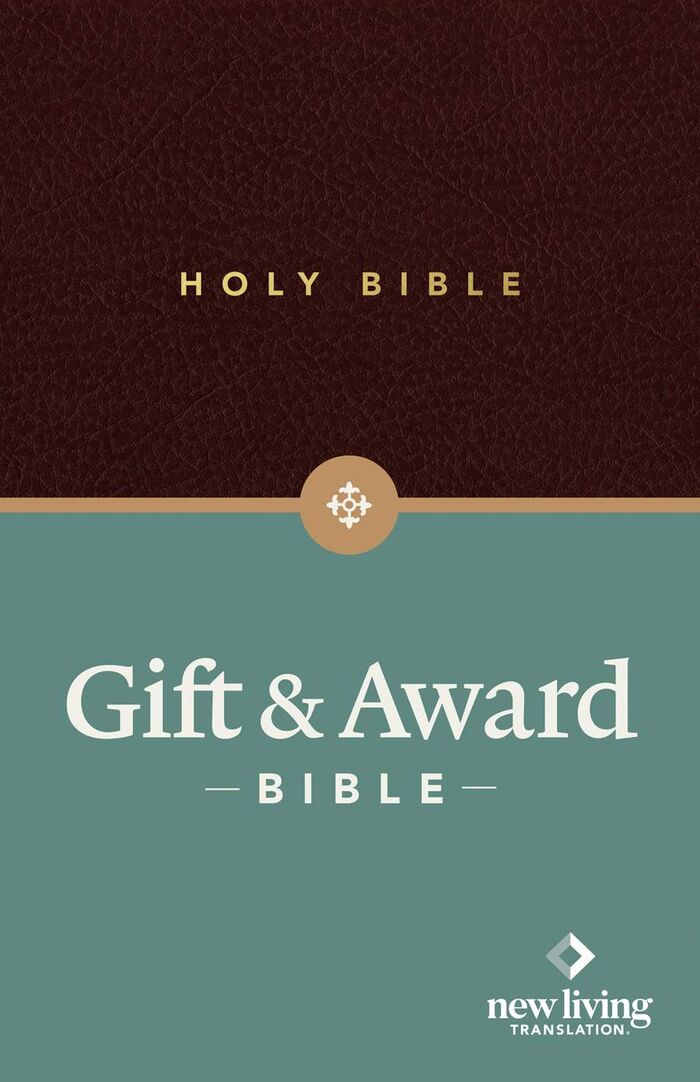 Gift and Award Bible NLT Burgundy