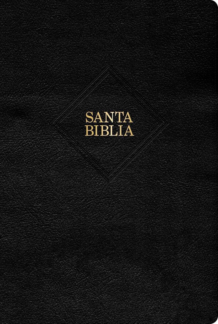 Biblia RVR60 Letra Gigante piel fabricada negra