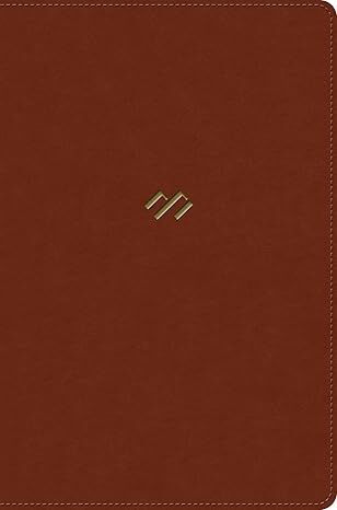 Biblia NBLA tematica de estudio, café símil piel