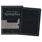 Biblia de Estudio Apologética RVR60 Piel Fabricada Negro