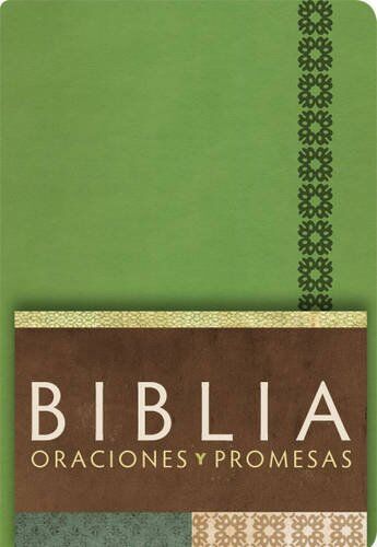 Biblia RVC Oraciones y Promesas i/piel Verde Manzana