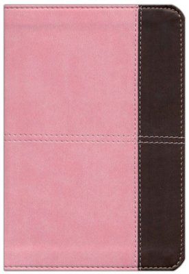 Bible KJV Compact Ultrathin Bible Pink/Brown LeatherTouch (en ingles)