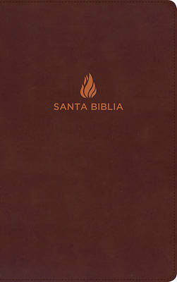 Biblia RVR60 ultrafina piel fabricada rojiza con índice 