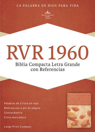 Biblia RVR60 Compacta Damasco/coral