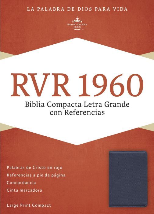 Biblia RVR60 Compacta azul zafiro