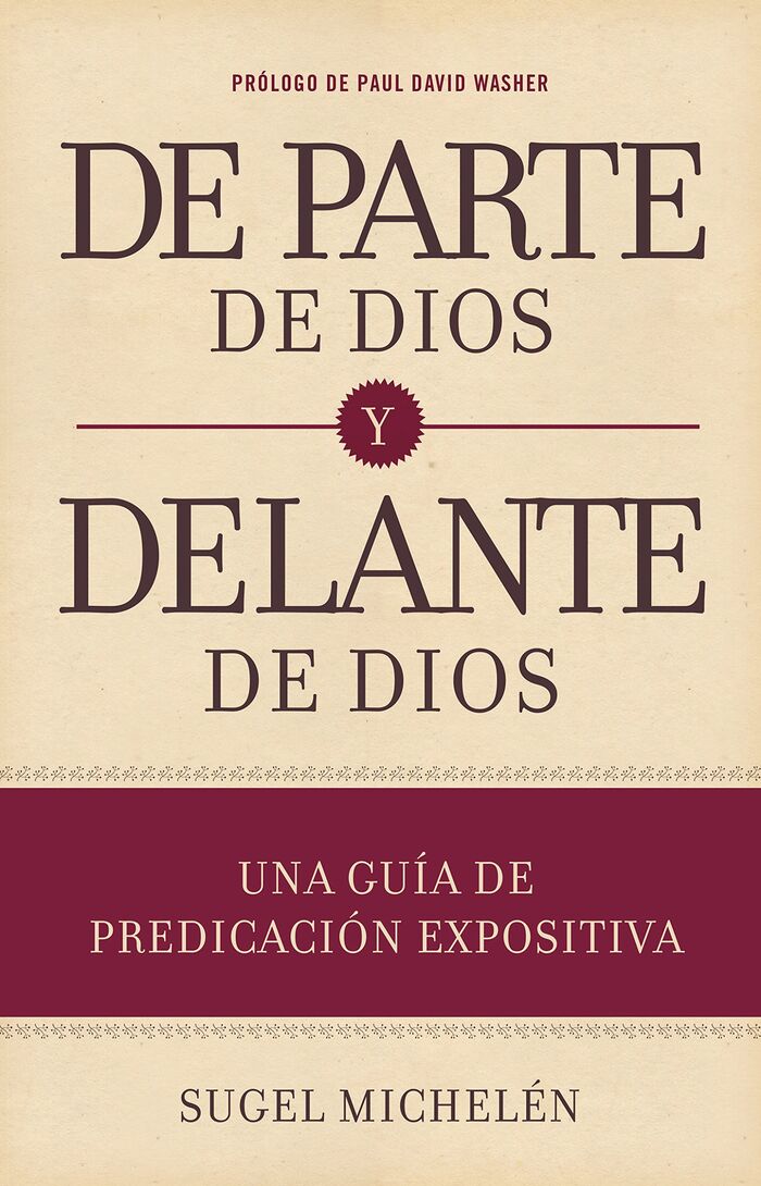 De parte de Dios y Delante de Dios