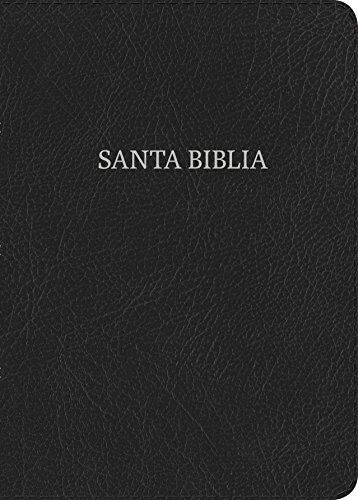 Biblia RVR60 Letra Súper Gigante negro, piel fabricada con índice