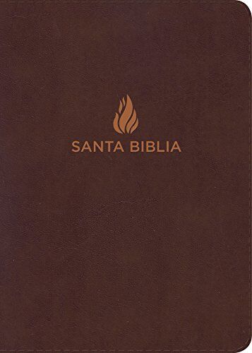 Biblia RVR60 Letra Súper Gigante marrón, piel fabricada