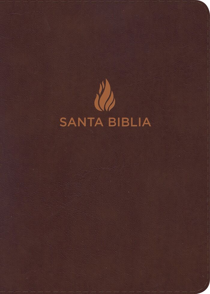 Biblia RVR60 Letra Gigante marrón, piel fabricada