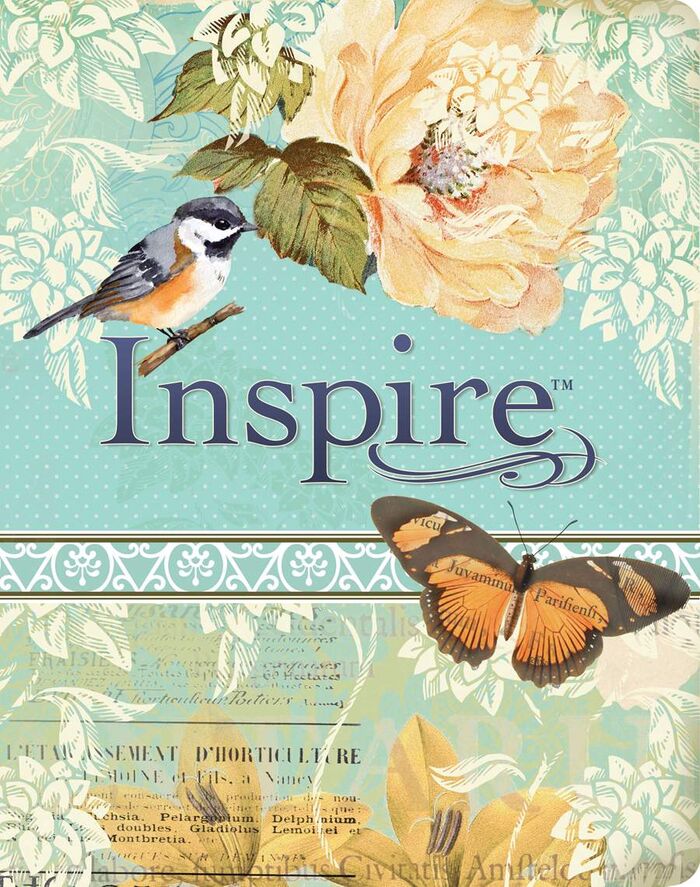 Inspire Bible NLT, LeatherLike Bird