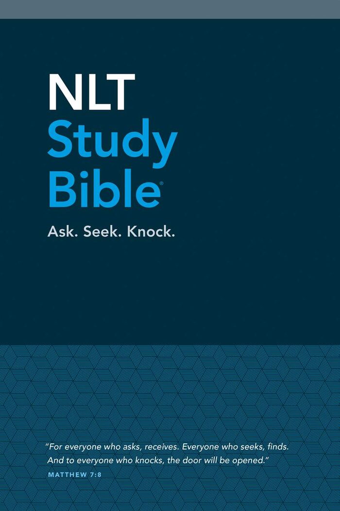 NLT Study Bible, Hardcover Cloth, Blue