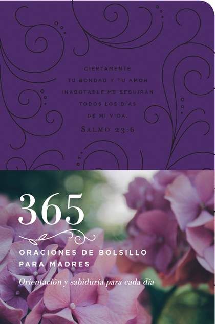 365 oraciones de bolsillo para madres piel italiana lila